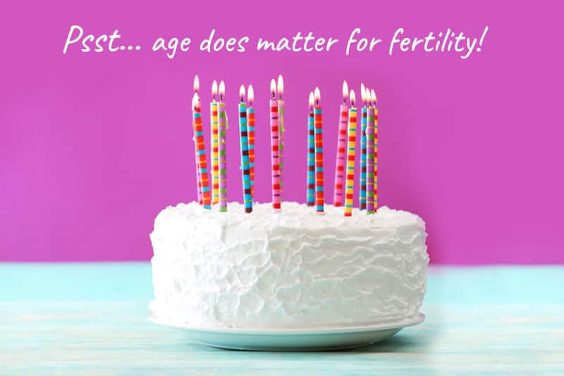 Birthday Cake | Age Matters for Fertility SMGWH